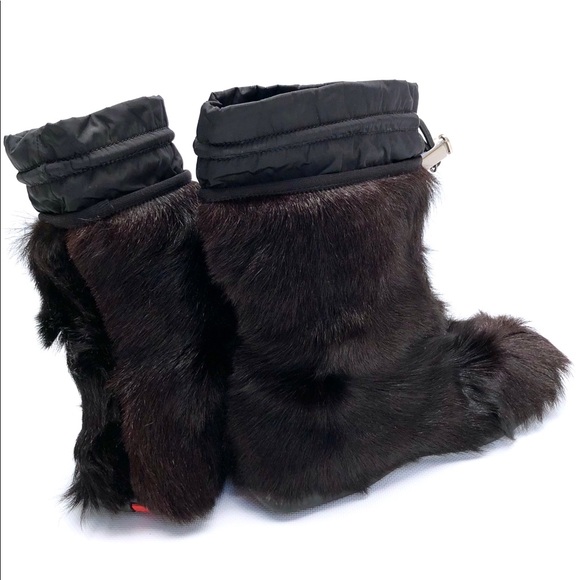 Prada Shoes - Women’s Fun Furry Prada Boots